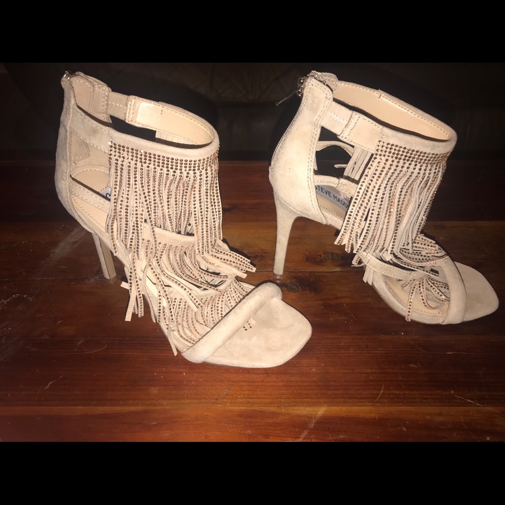 Steven madden heels brand new 7.5 fringe